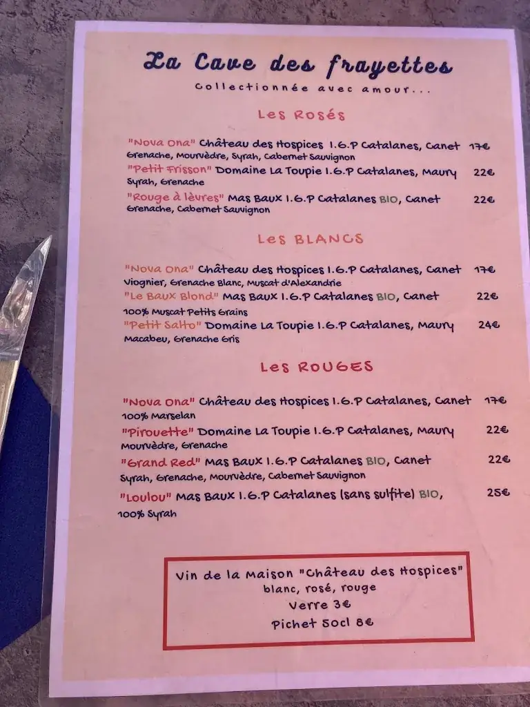 Menu_Les Frayettes_Canet-en-Roussillon_image_2