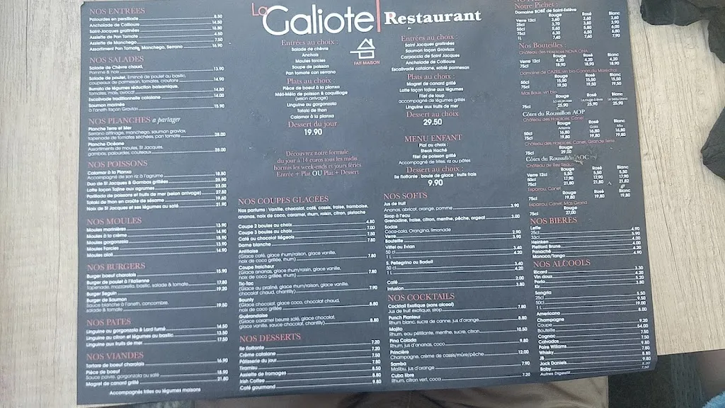 Menu_La Galiote_Canet-en-Roussillon_image_3