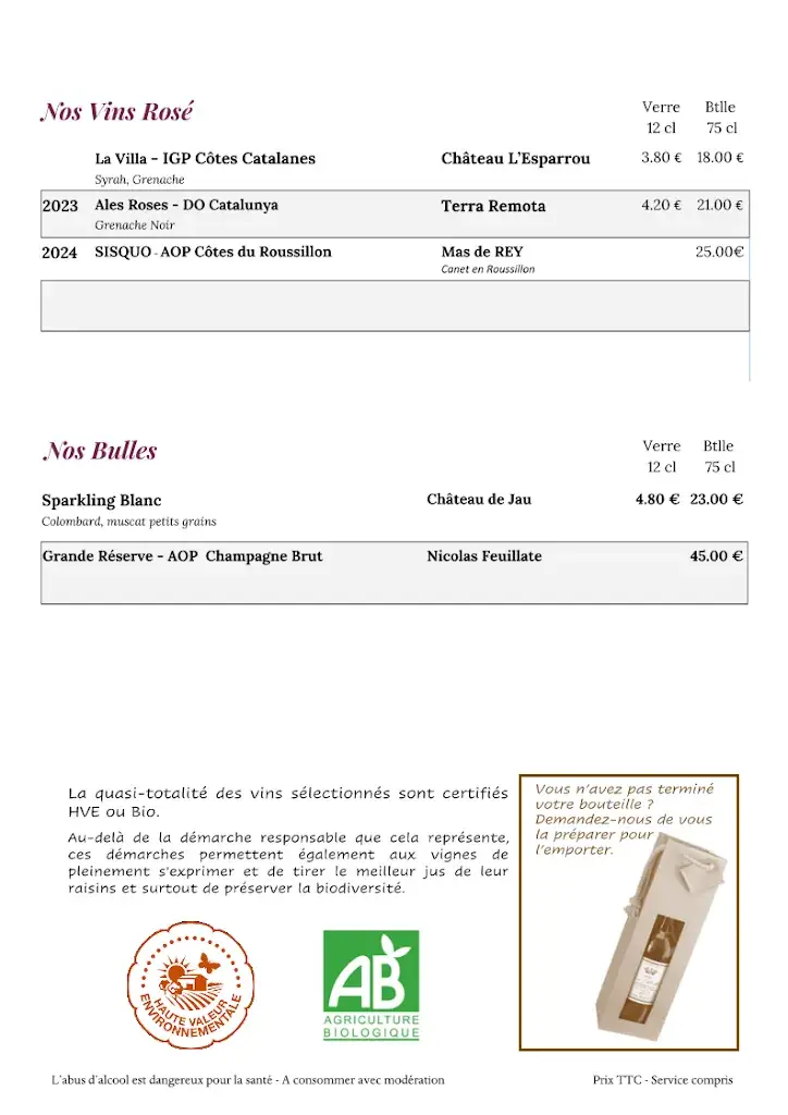 Menu_Chris & Co. - Bistro Gourmand_Canet-en-Roussillon_image_4