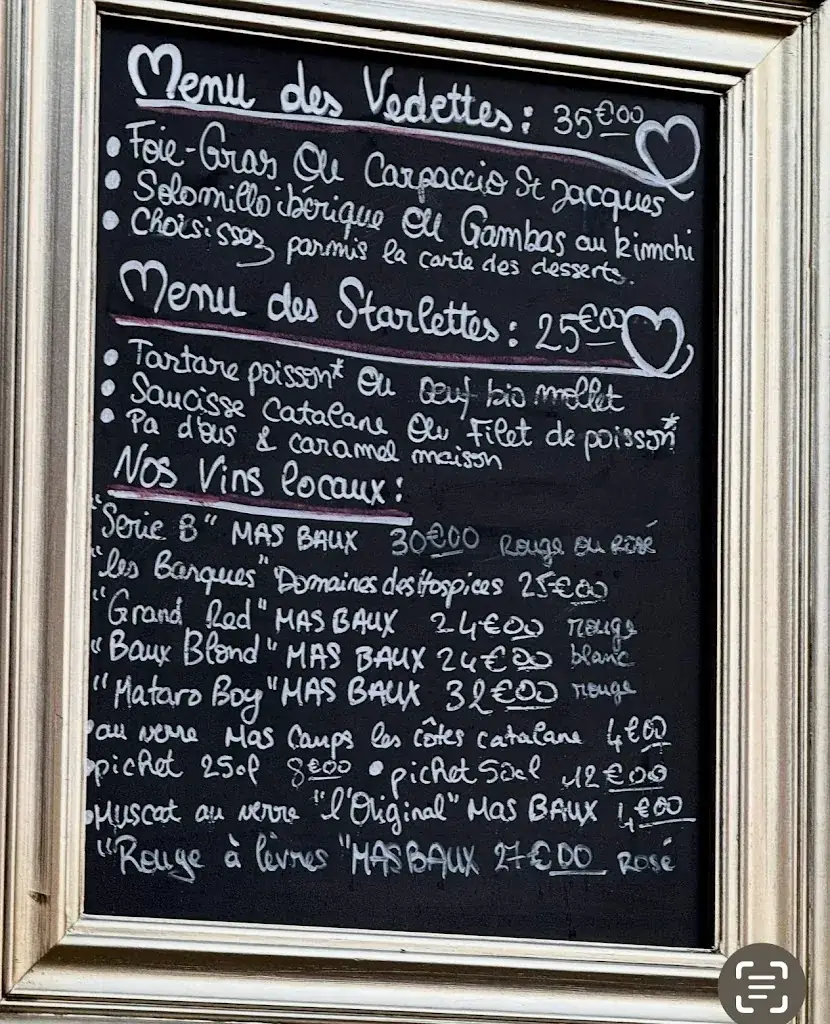 Menu_Les Vedettes_Canet-en-Roussillon_image_1
