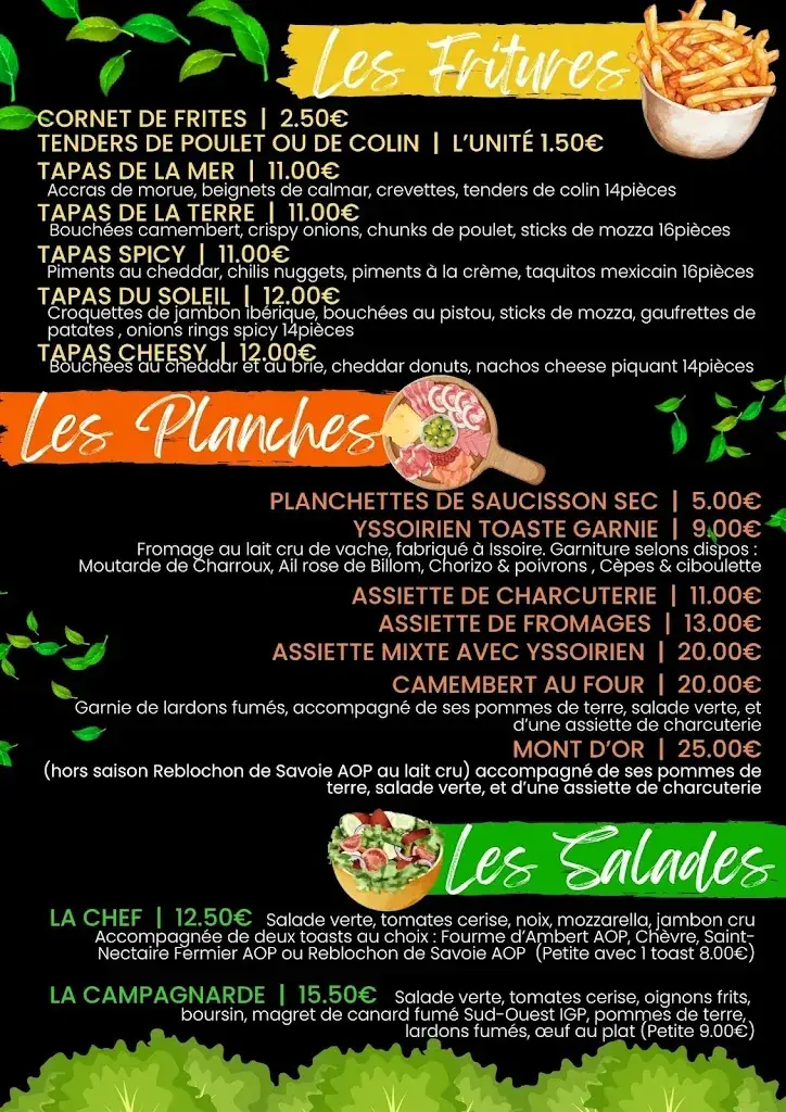 Menu_Le Skáli - Snack Bar_Arlanc_image_1