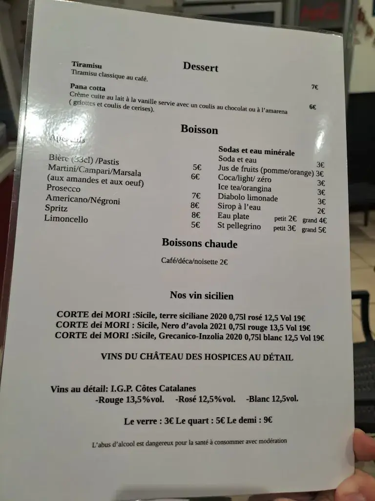 Menu_Bella Ciao_Canet-en-Roussillon_image_1