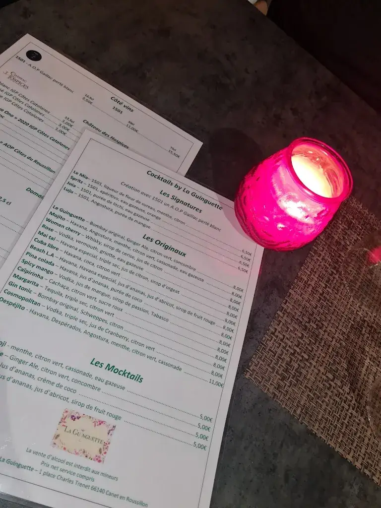 Menu_LA GUINGUETTE_Canet-en-Roussillon_image_3