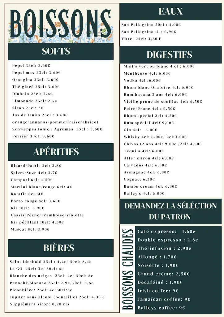 Menu_LA GUINGUETTE_Capdenac-Gare_image_4