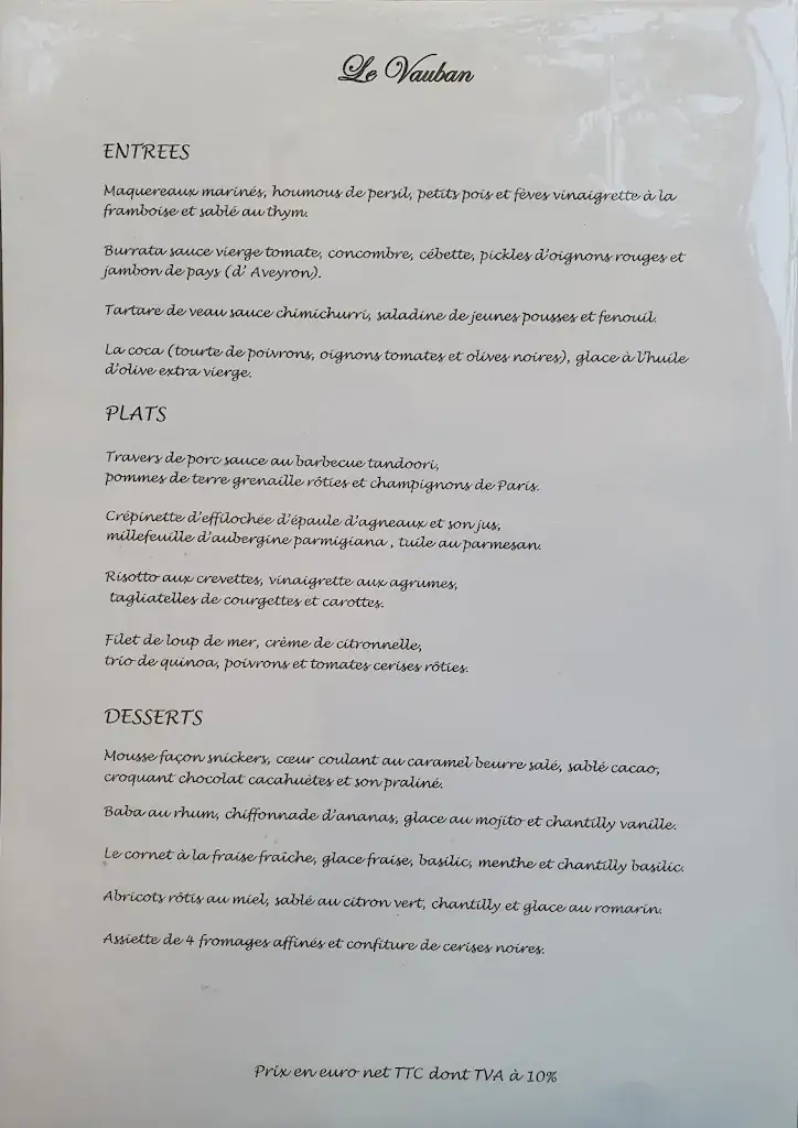 Menu_Le Vauban_Capestang_image_1