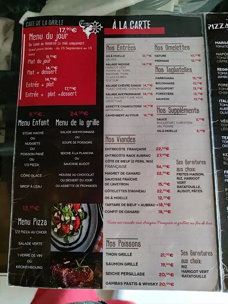 Menu_Café de la Grille_Capestang_image_3