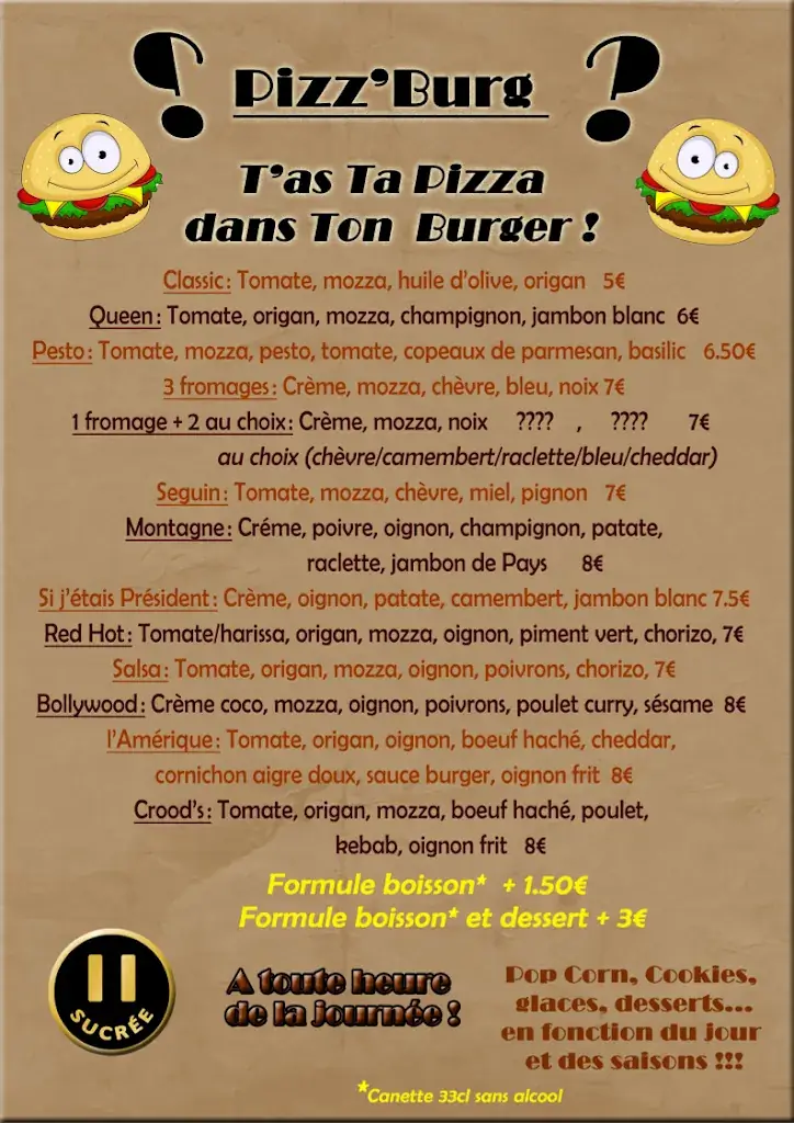 Menu_T'as ta Pizza ?_Capendu_image_2