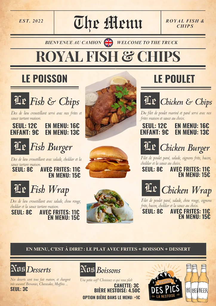 Menu_Royal Fish & Chips - Foodtruck_Capvern_image_1