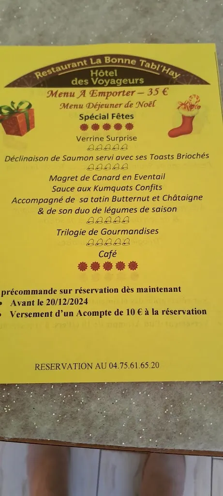 Menu_Restaurant La Bonne Tabl'Hay_Livron-sur-Drôme_image_3