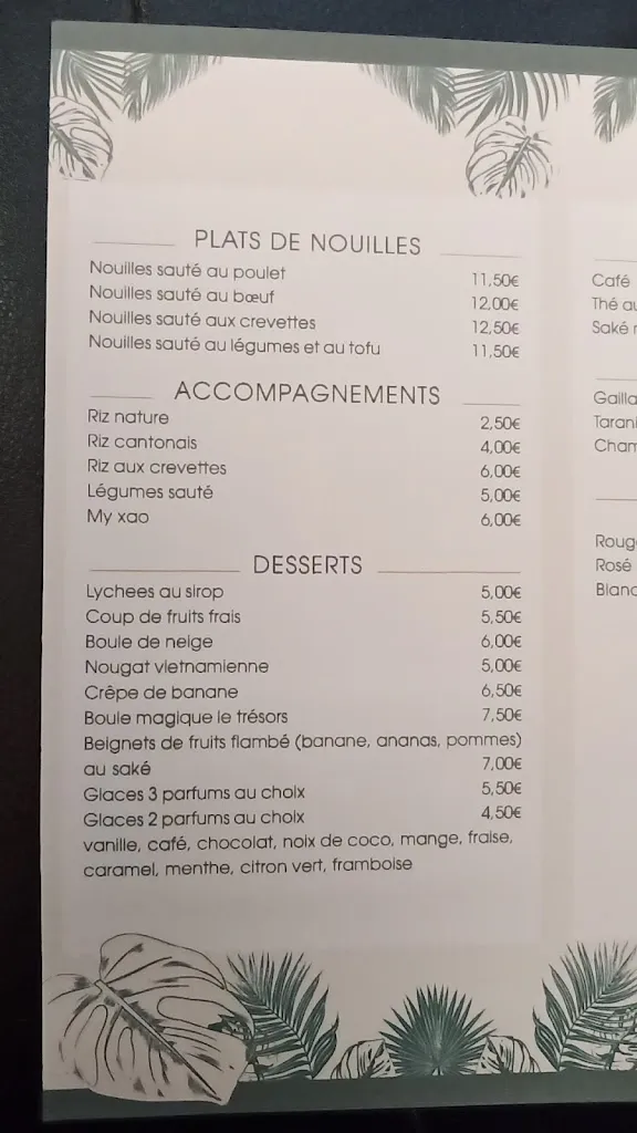 Menu_Le trésor du Vietnam_Castelginest_image_2