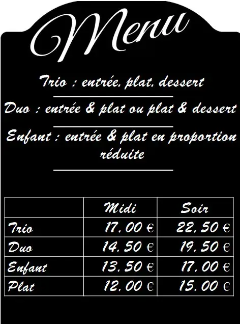 Menu_Restaurant Océbon_Cazères_image_1