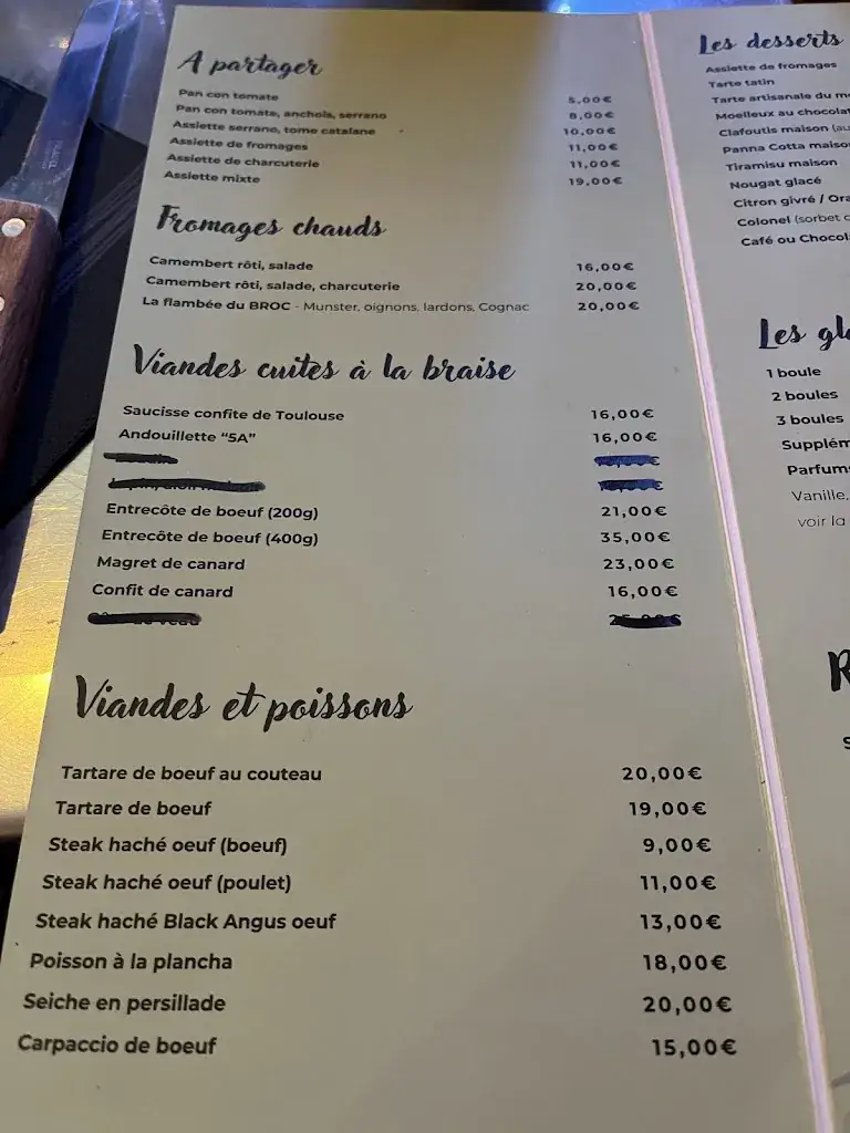 Menu_La brocante de l'olivier_Montesquieu-Volvestre_image_1