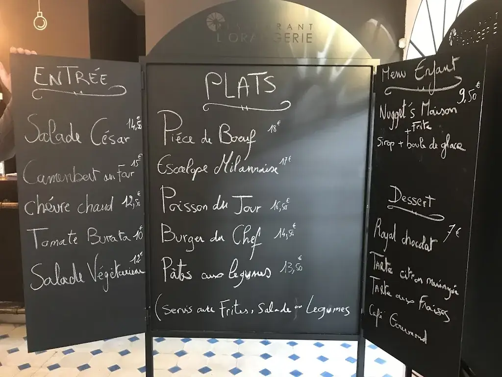 Menu_Restaurant l'Orangerie_Castelnau-de-Guers_image_4