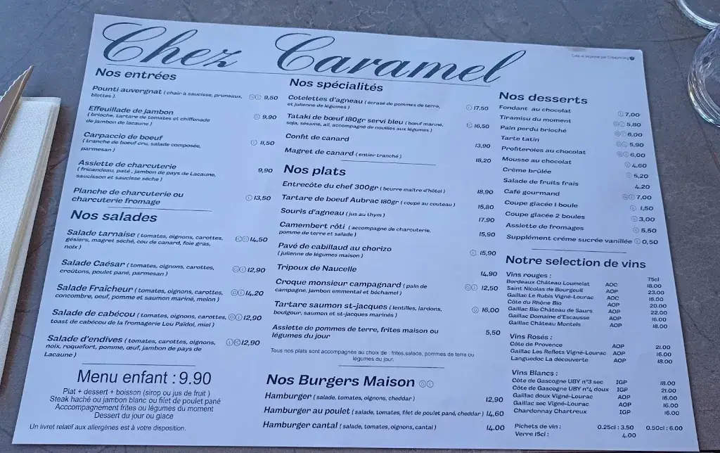 Menu_Chez Caramel_Castelnau-de-Lévis_image_2