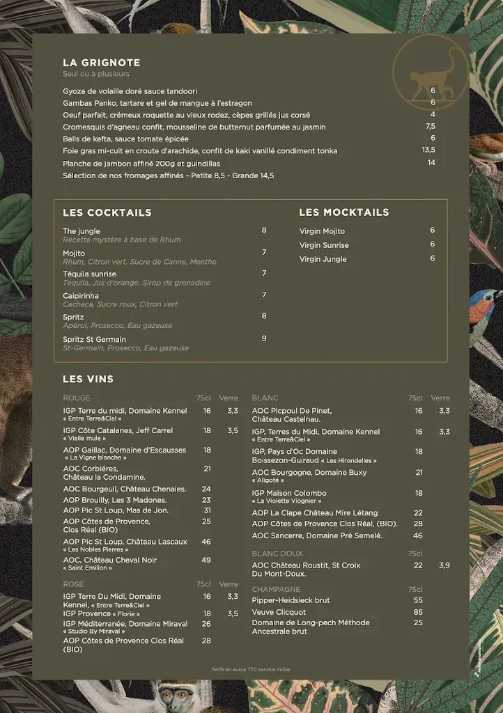 Menu_The Jungle - Marssac_Marssac-sur-Tarn_image_1