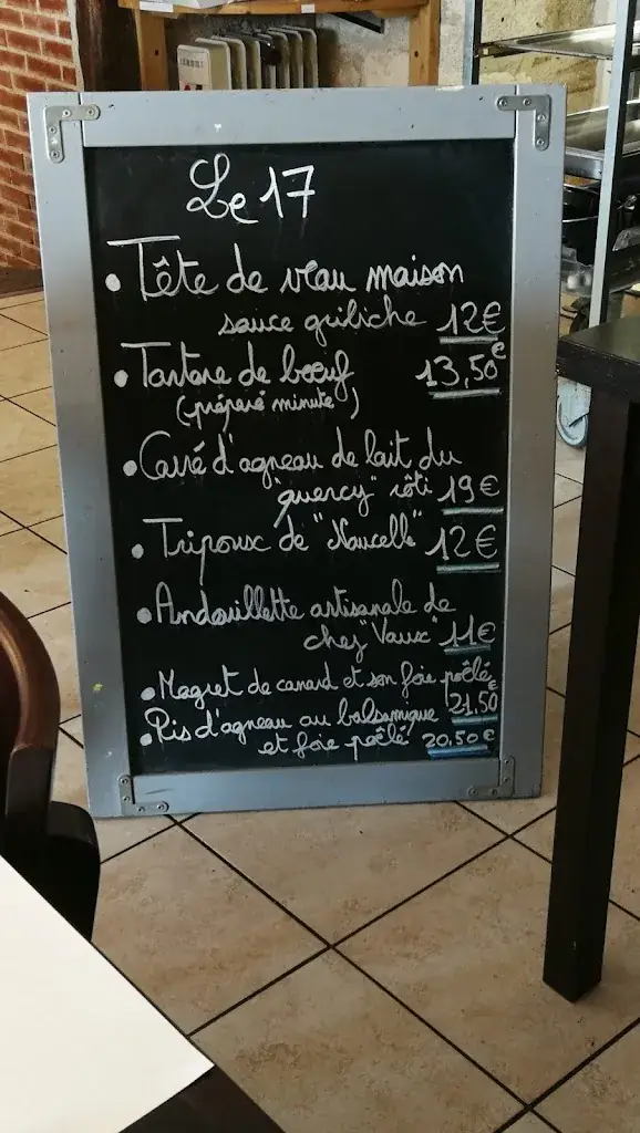 Menu_Le 17_Castelnau-Montratier_image_1