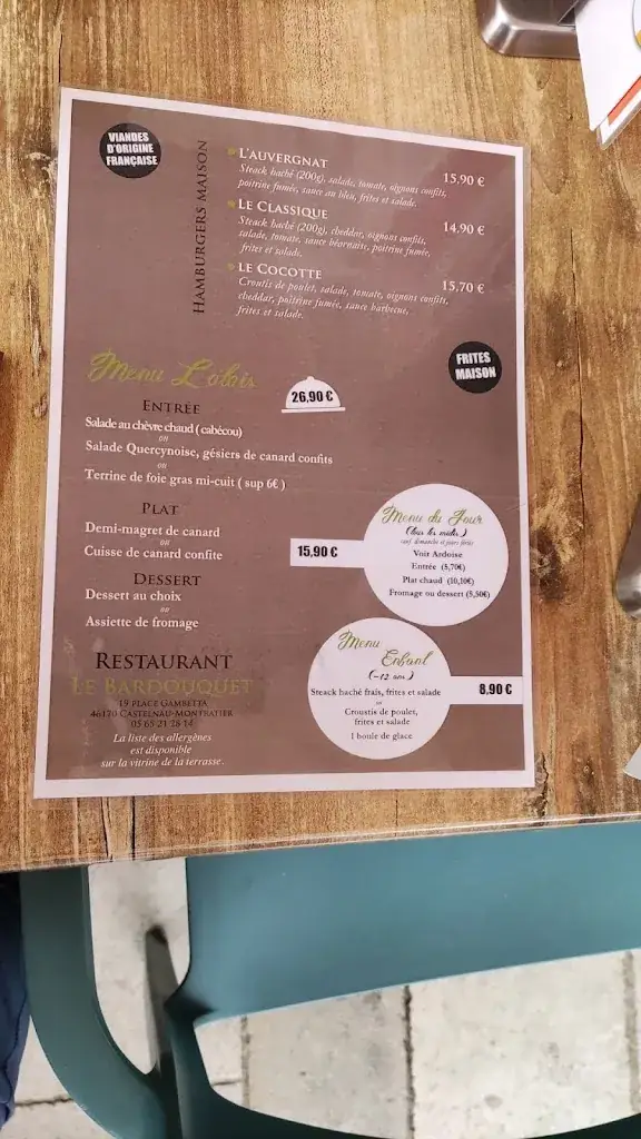 Menu_Le Bardouquet_Castelnau-Montratier_image_2