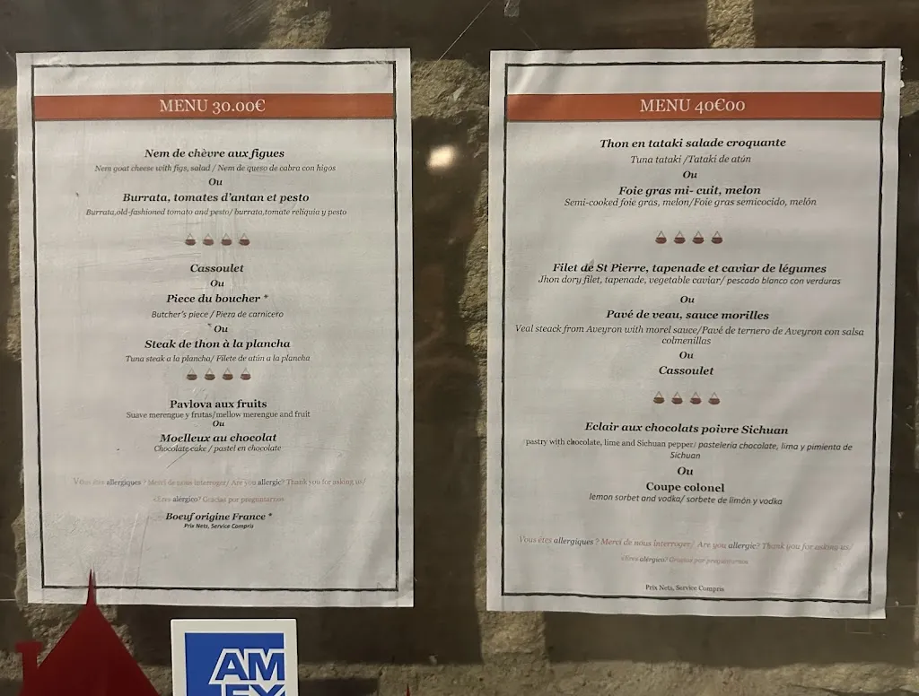 Menu_restaurant le chaudron_Carcassonne_immagine_1