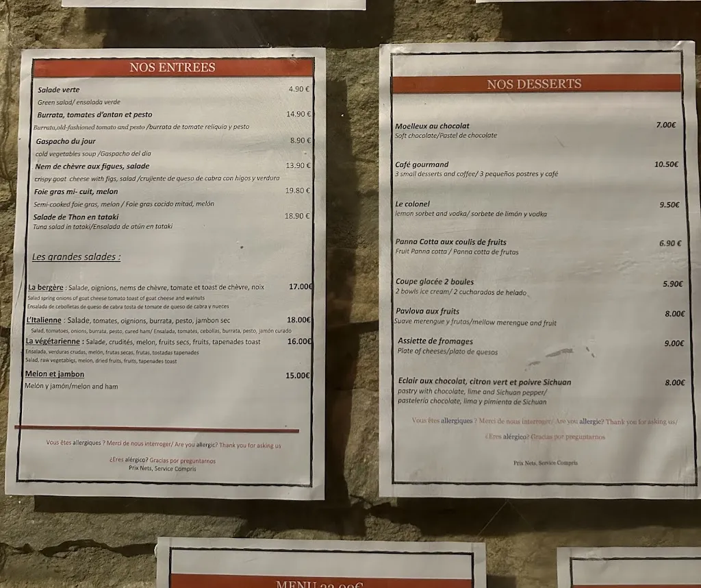 Menu_restaurant le chaudron_Carcassonne_immagine_3