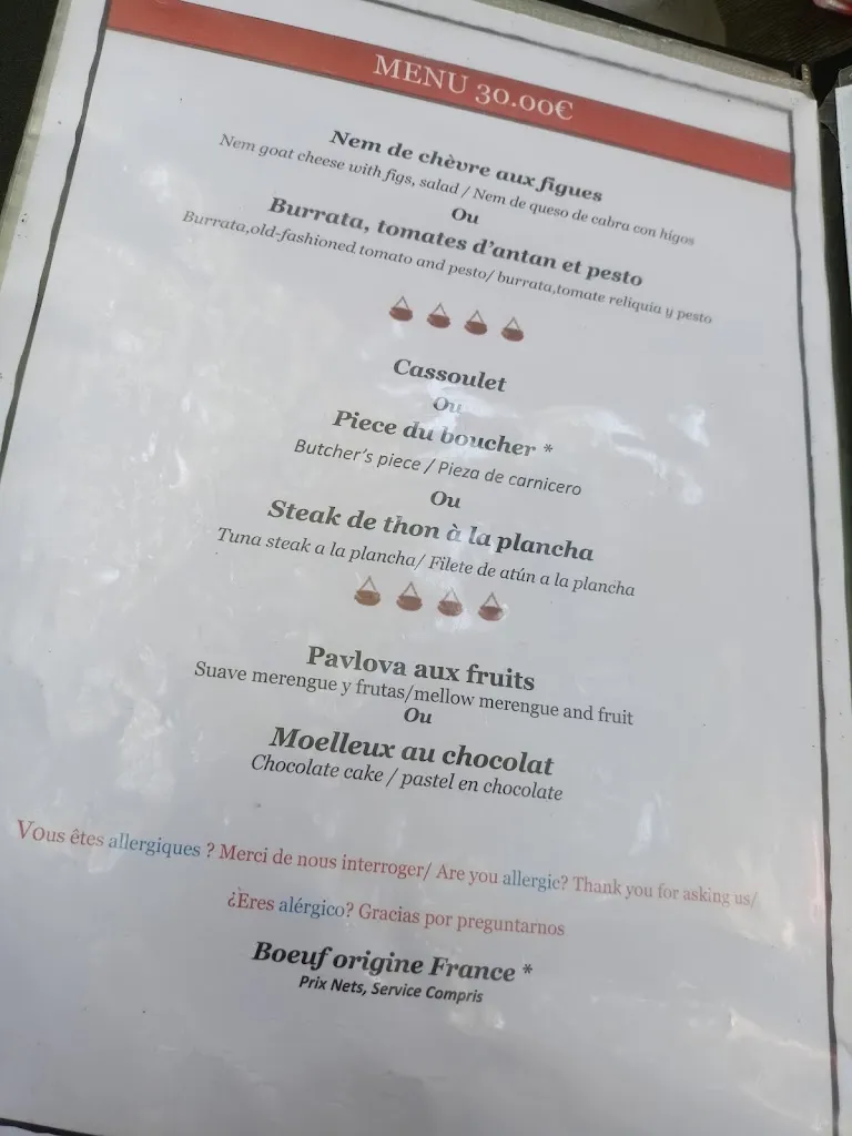 Menu_restaurant le chaudron_Carcassonne_immagine_4
