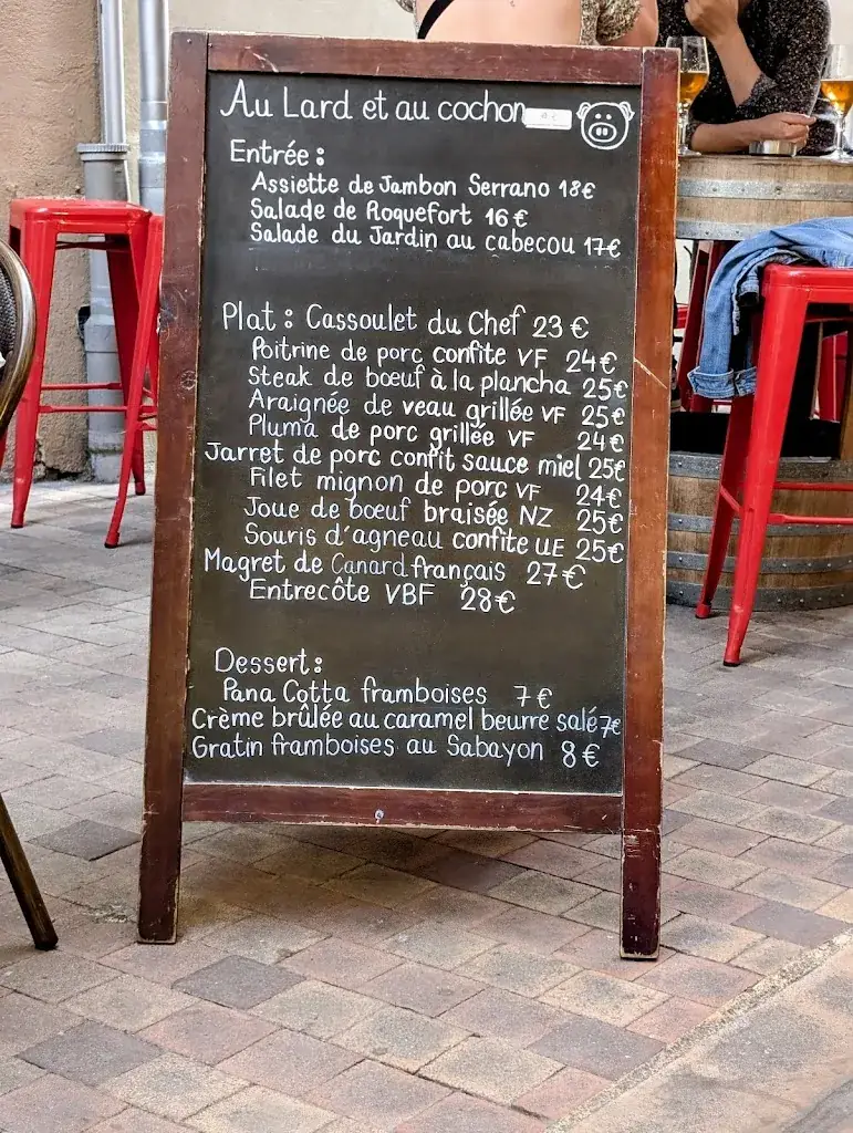 Menu_Au lard et au cochon_Carcassonne_image_1