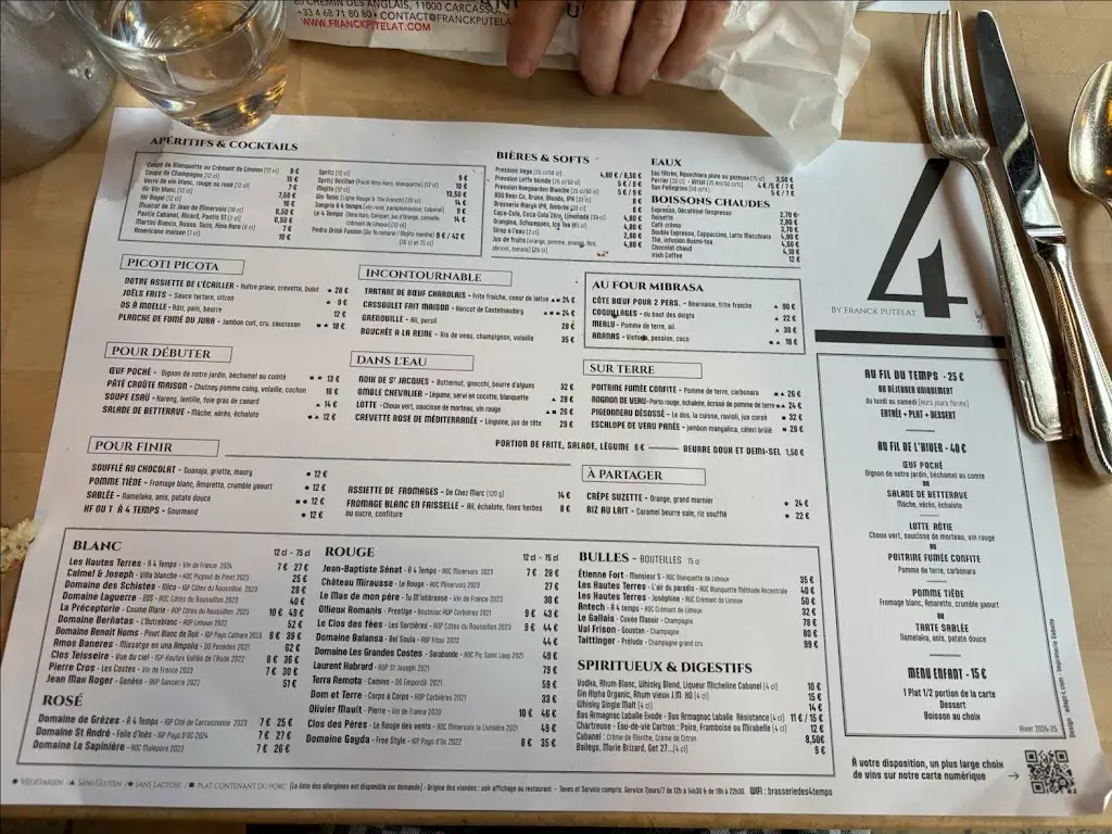 Menu_Brasserie a 4 Temps_Carcassonne_image_4