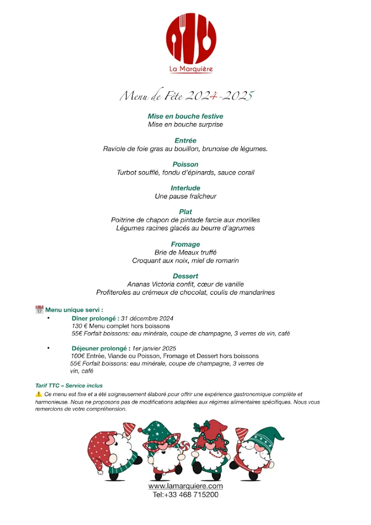 Menu_Restaurant La Marquière_Carcassonne_image_1