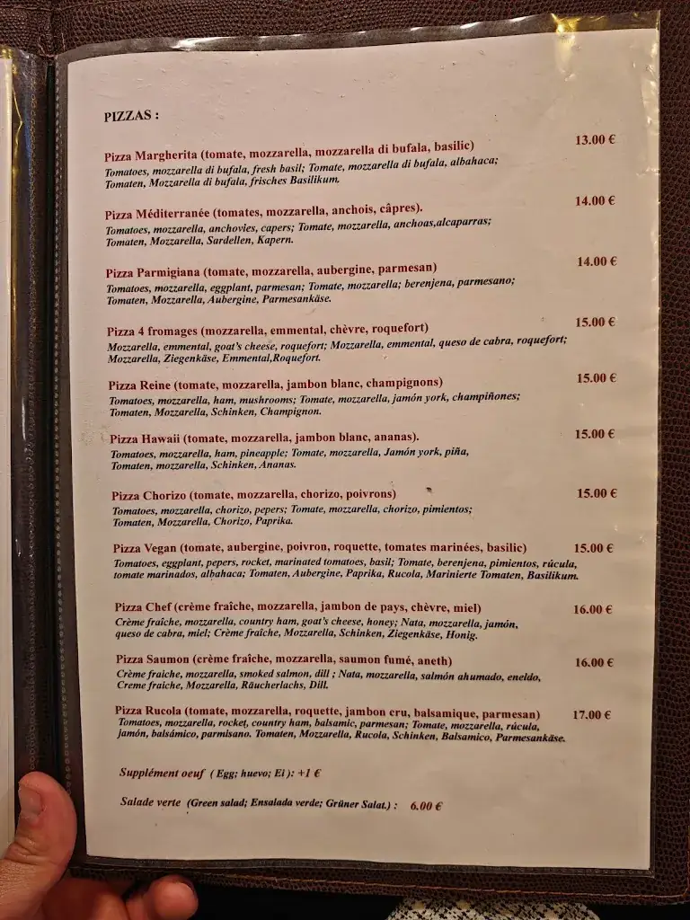 Menu_Restaurant Au Four Saint Louis_Carcassonne_image_4