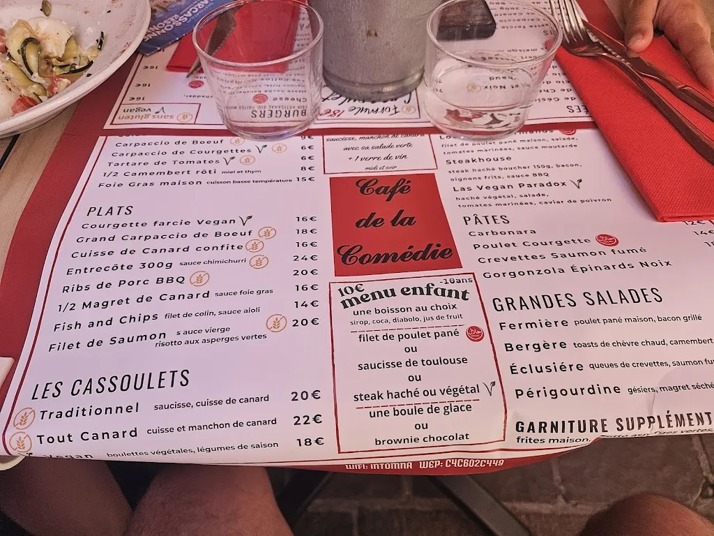 Menu_Café de la Comedie_Carcassonne_image_4