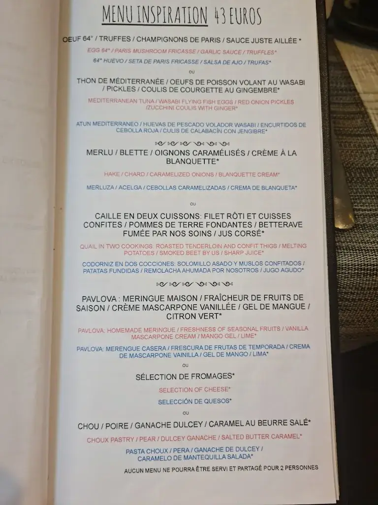 Menu_La Table d'Alais_Carcassonne_image_3