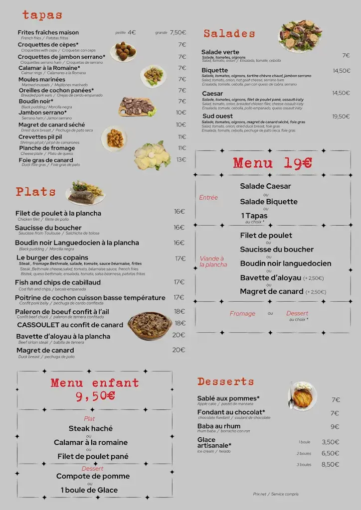 Menu_les copains d'abord_Carcassonne_image_1