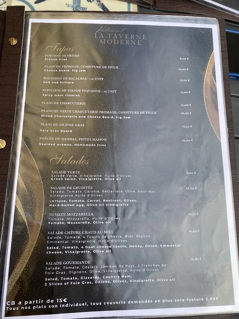 Menu_La Taverne Moderne_Carcassonne_image_2
