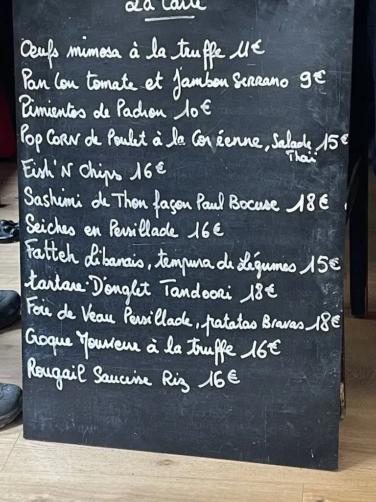 Menu_Le Rideau Rouge_Carcassonne_imagen_1
