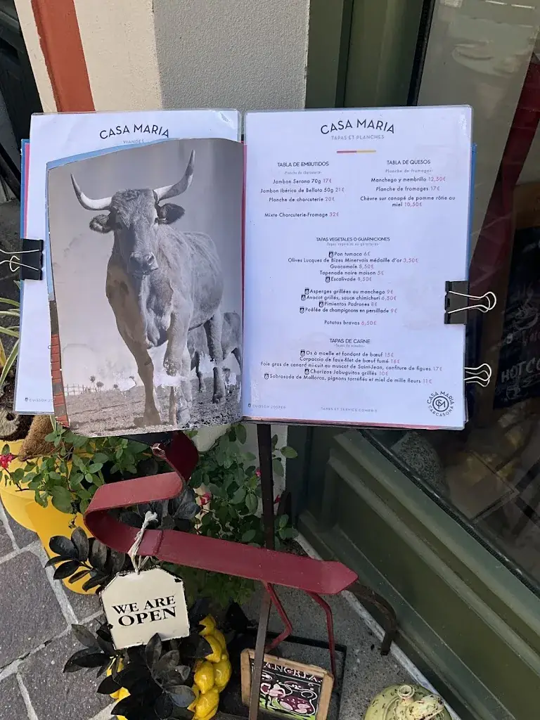 Menu_Casa Maria_Carcassonne_immagine_1