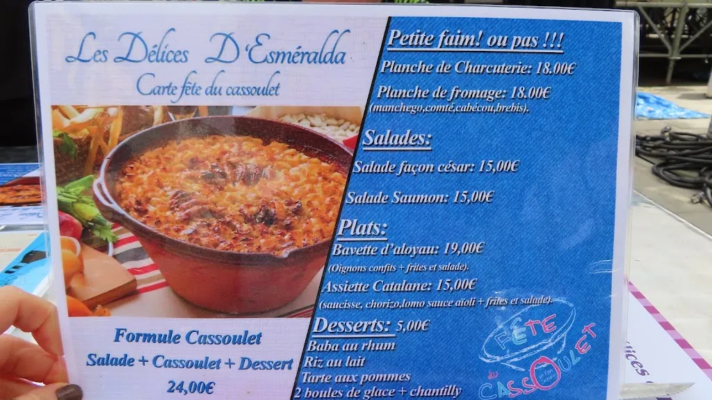 Menu_Restaurant traditionnel à Castelnaudary - Les Délices D'esmeralda_Castelnaudary_immagine_3