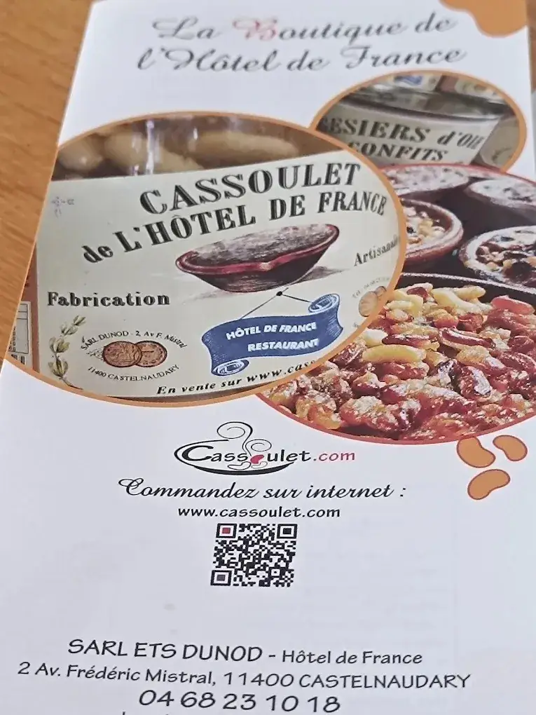 Menu_Restaurant Cassoulet Castelnaudary_Castelnaudary_image_3