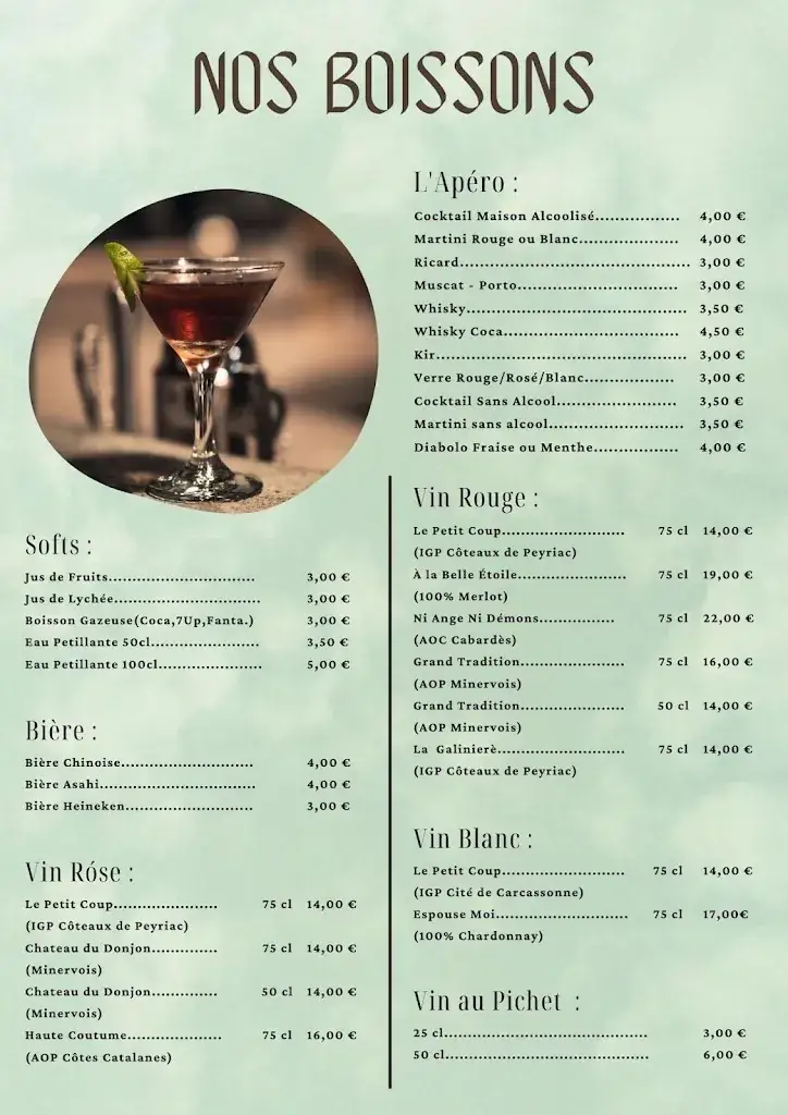Menu_Restaurant Nénuphar_Castelnaudary_image_3
