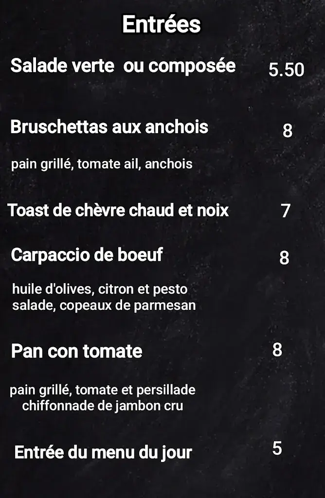 Menu_La Dolce Vita_Castelnaudary_image_4