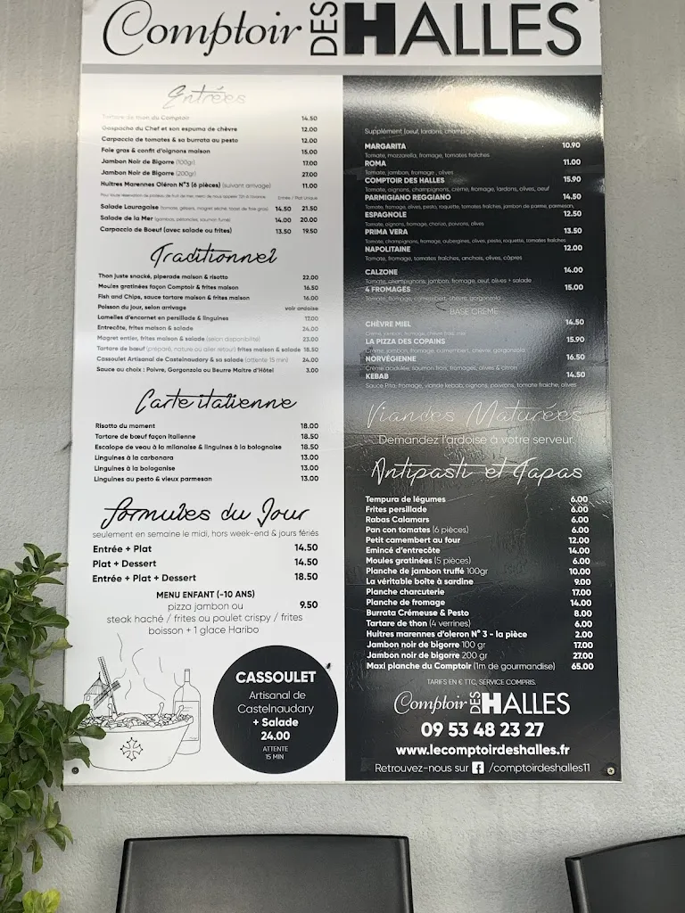 Menu_Le Comptoir des Halles_Castelnaudary_image_3