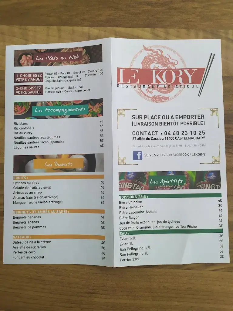 Menu_Le Kory_Castelnaudary_image_4