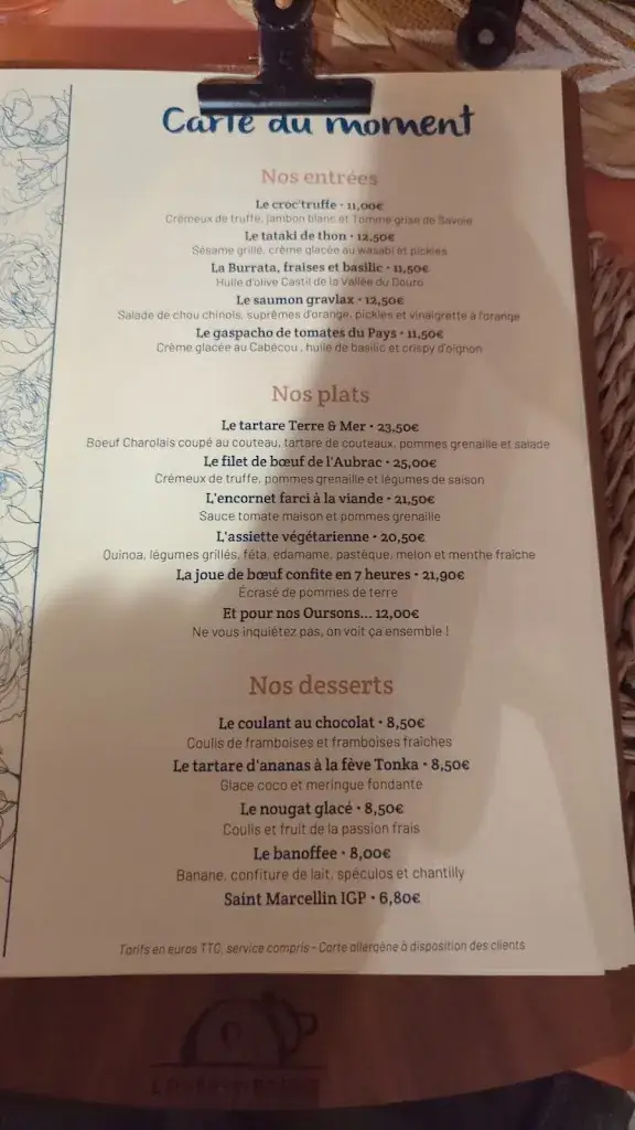 Menu_L'ours qui boude_Castelnau-le-Lez_image_3