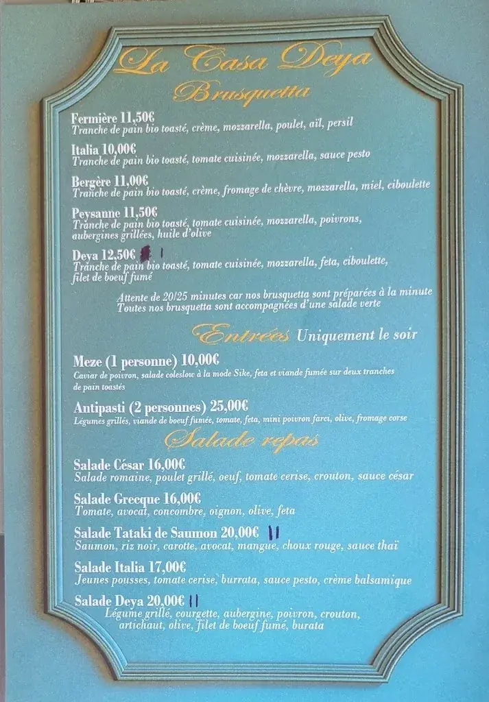 Menu_LA CASA DEYA_Castelnau-le-Lez_image_2