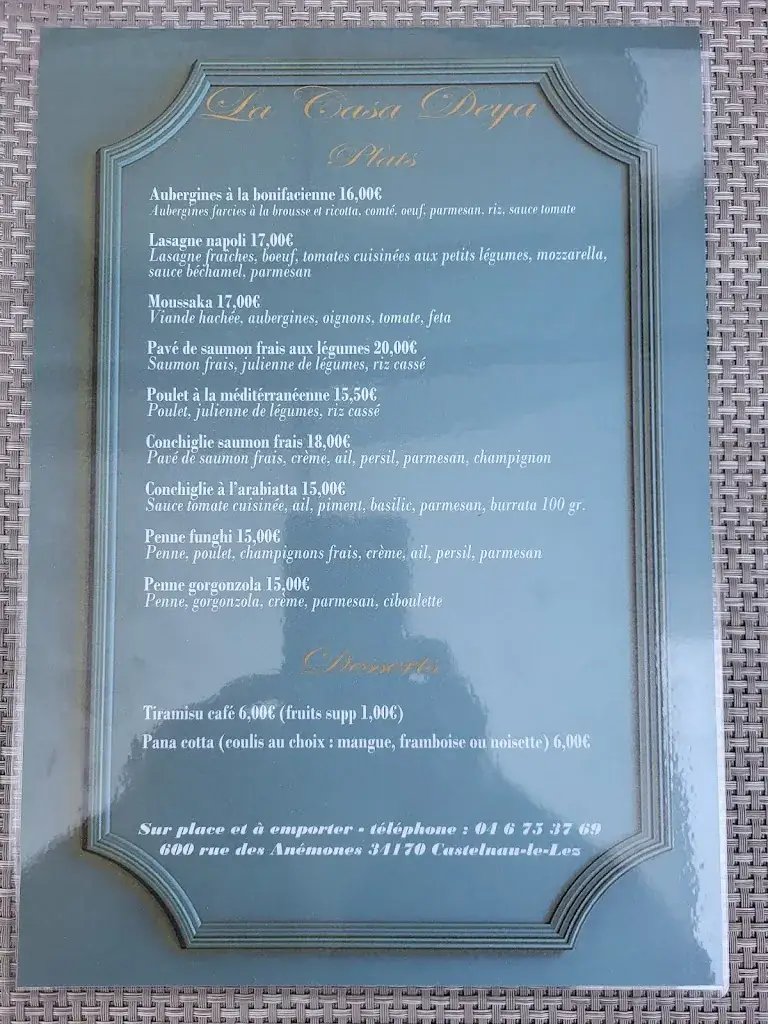 Menu_LA CASA DEYA_Castelnau-le-Lez_image_4