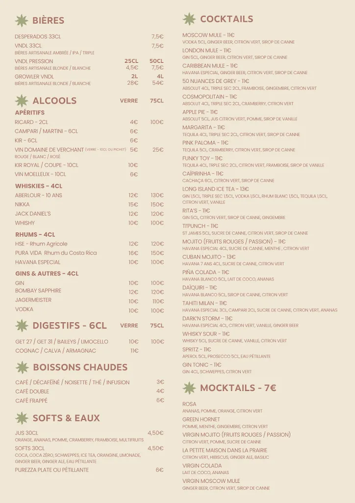 Menu_Pura Vida Montpellier - Ex La Chichoumeille_Castelnau-le-Lez_image_4