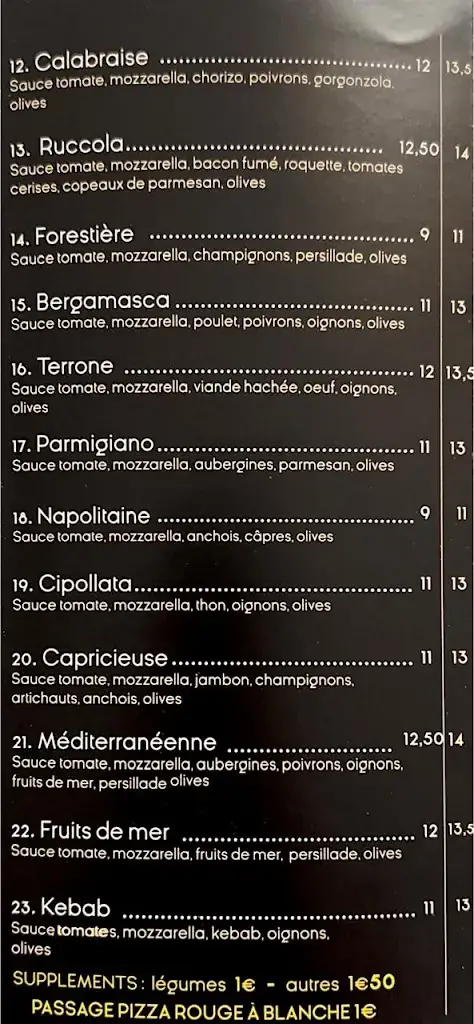 Menu_Pizzeria à l'Italienne Castelnau le lez_Castelnau-le-Lez_image_4