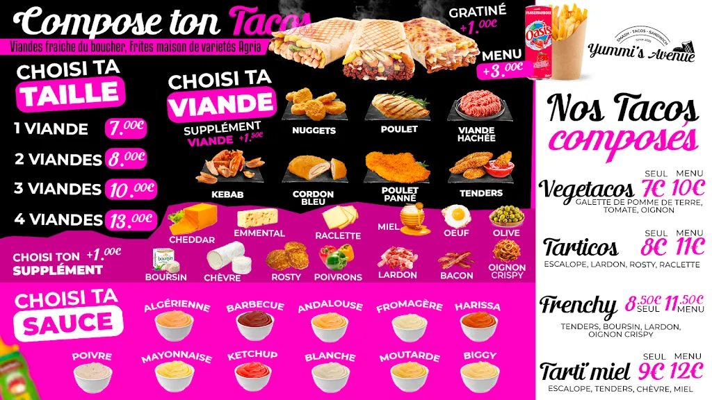 Menu_Yummi's Avenue_Castelnau-le-Lez_image_3