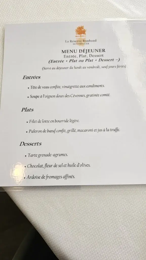 Menu_La Réserve Rimbaud_Montpellier_immagine_2