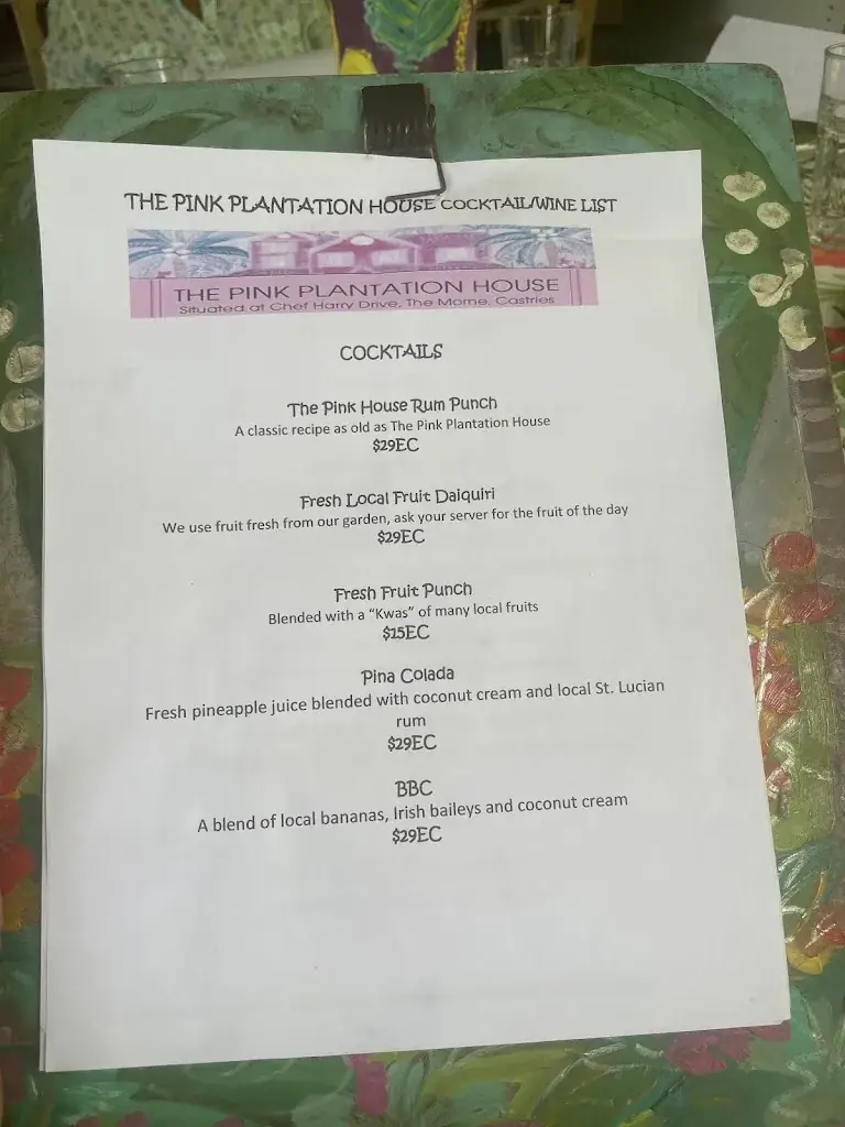 Menu_Pink Plantation_Lucia_image_4