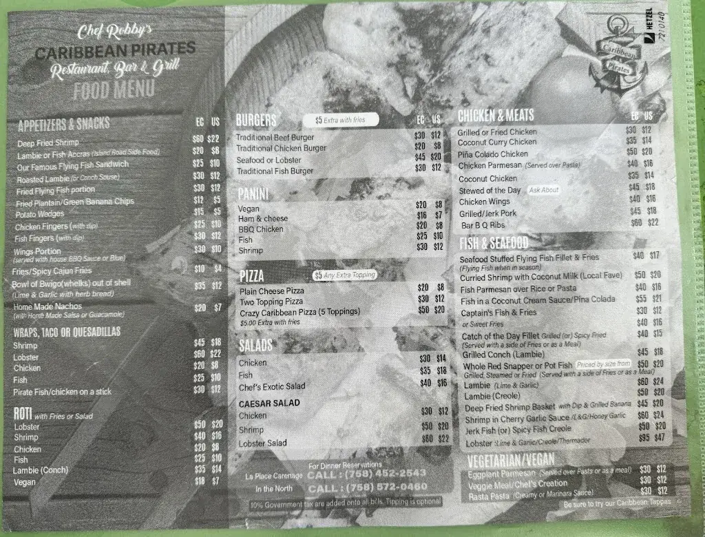 Menü_Chef Robby's Caribbean Pirates_Lucia_Bild_2