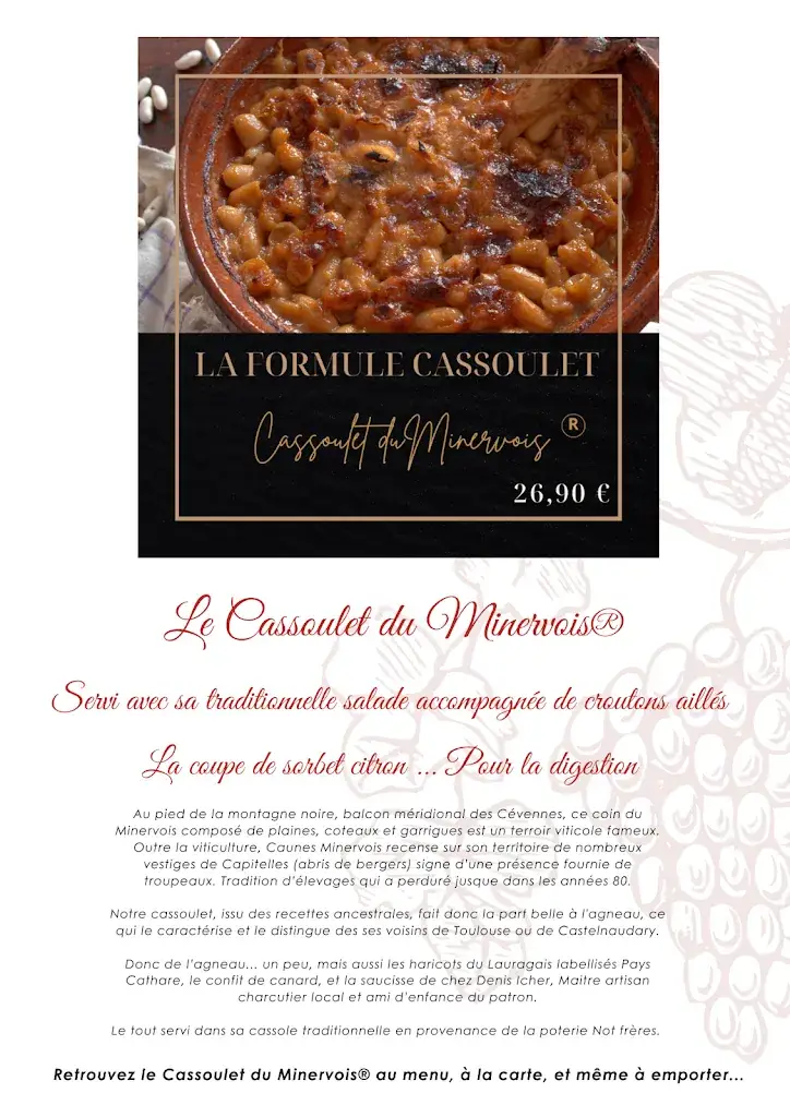 Menu_Restaurant La Table de Terroir by La Marbrerie_Caunes-Minervois_image_3